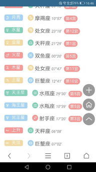 天顶星座怎么查询