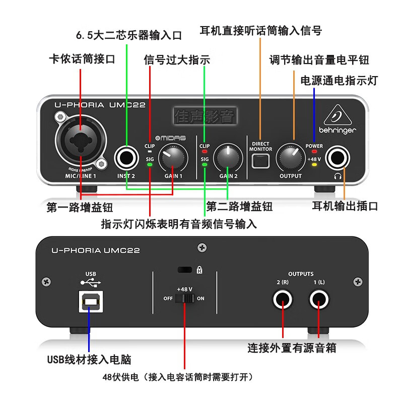 电脑声卡输出电平