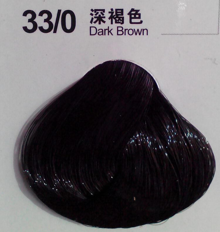 棕褐色染发