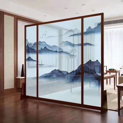 山水画玻璃