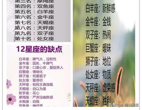 哪个星座好