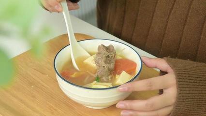豆腐牛肉汤的做法