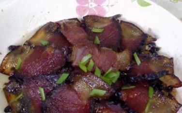 腊肉豆豉的家庭制作方法