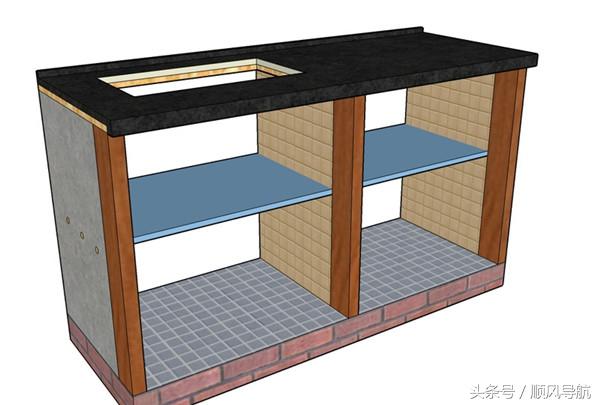 铝合金地砖橱柜门安装方法