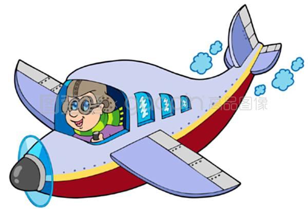 卡通飞行员