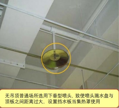 直立性喷头可以装在吊顶吗