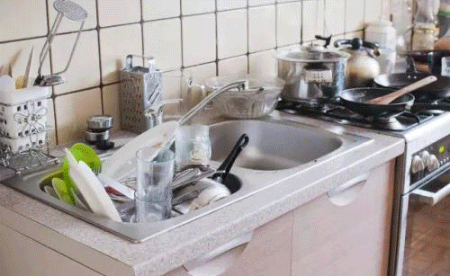 厨房脏乱差影响身体