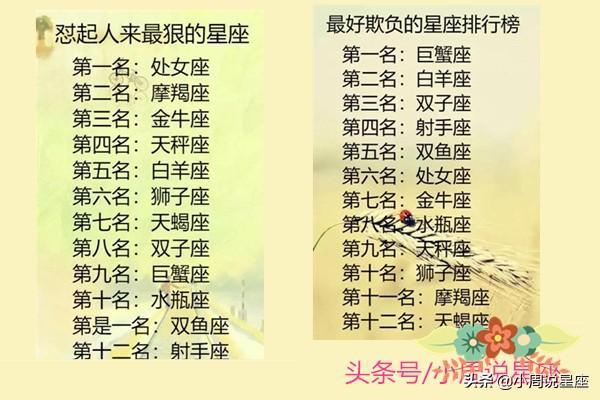 哪个星座好