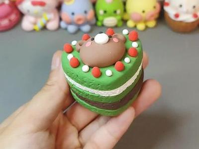 用彩泥做小蛋糕