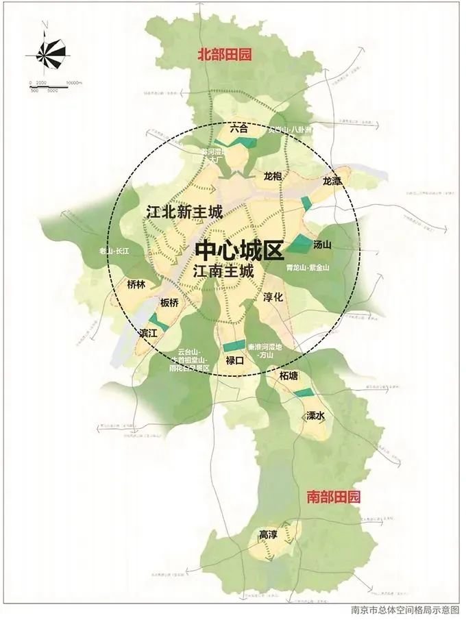 南京三个副城
