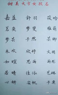 名字带水的女孩名字