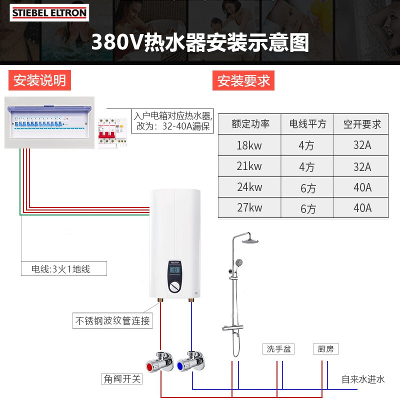电热水器额定功率