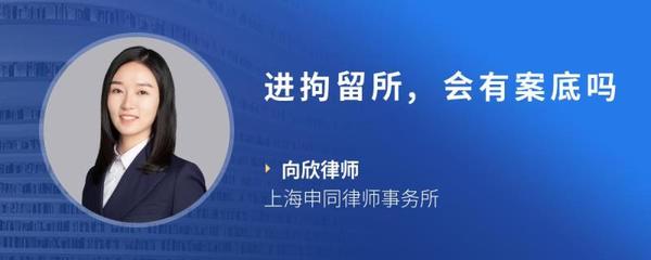 进拘留所有案底吗