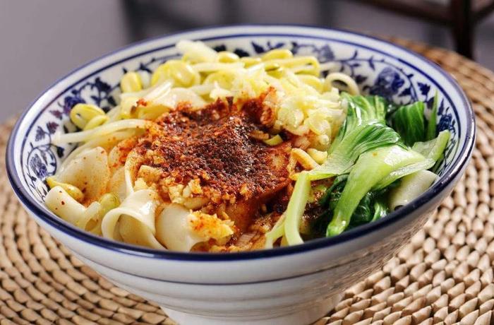 吃拽面的制作方法