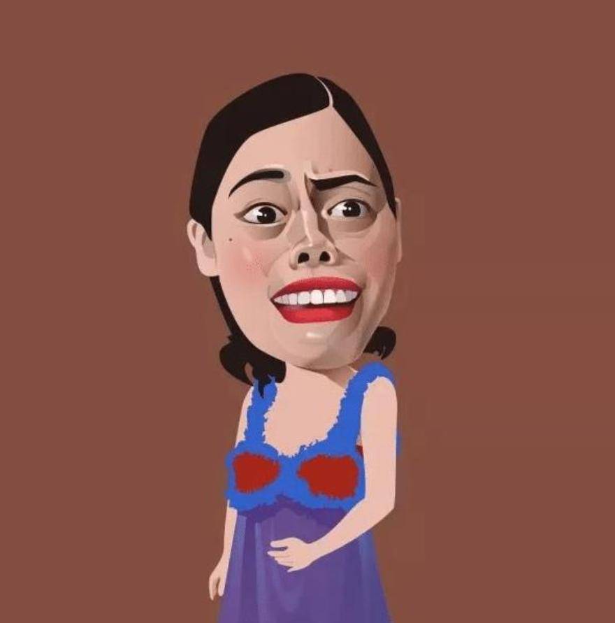 上牙龅牙的女生面相