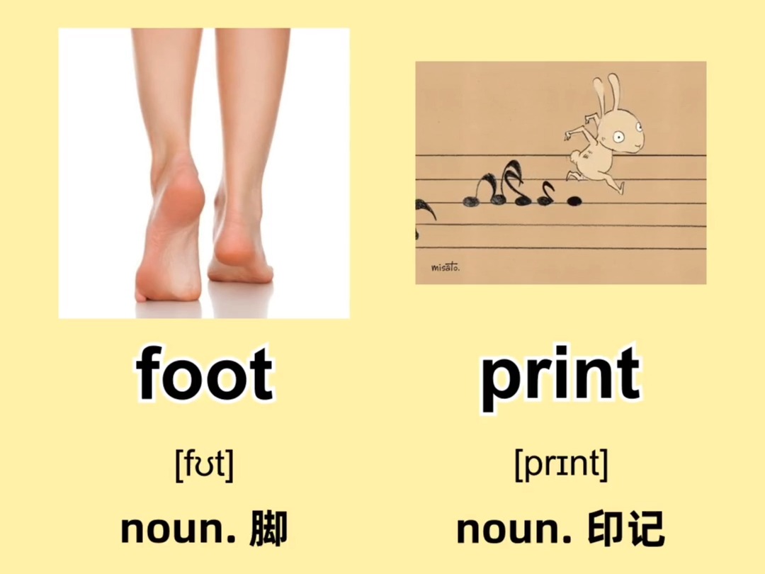 footprint音标