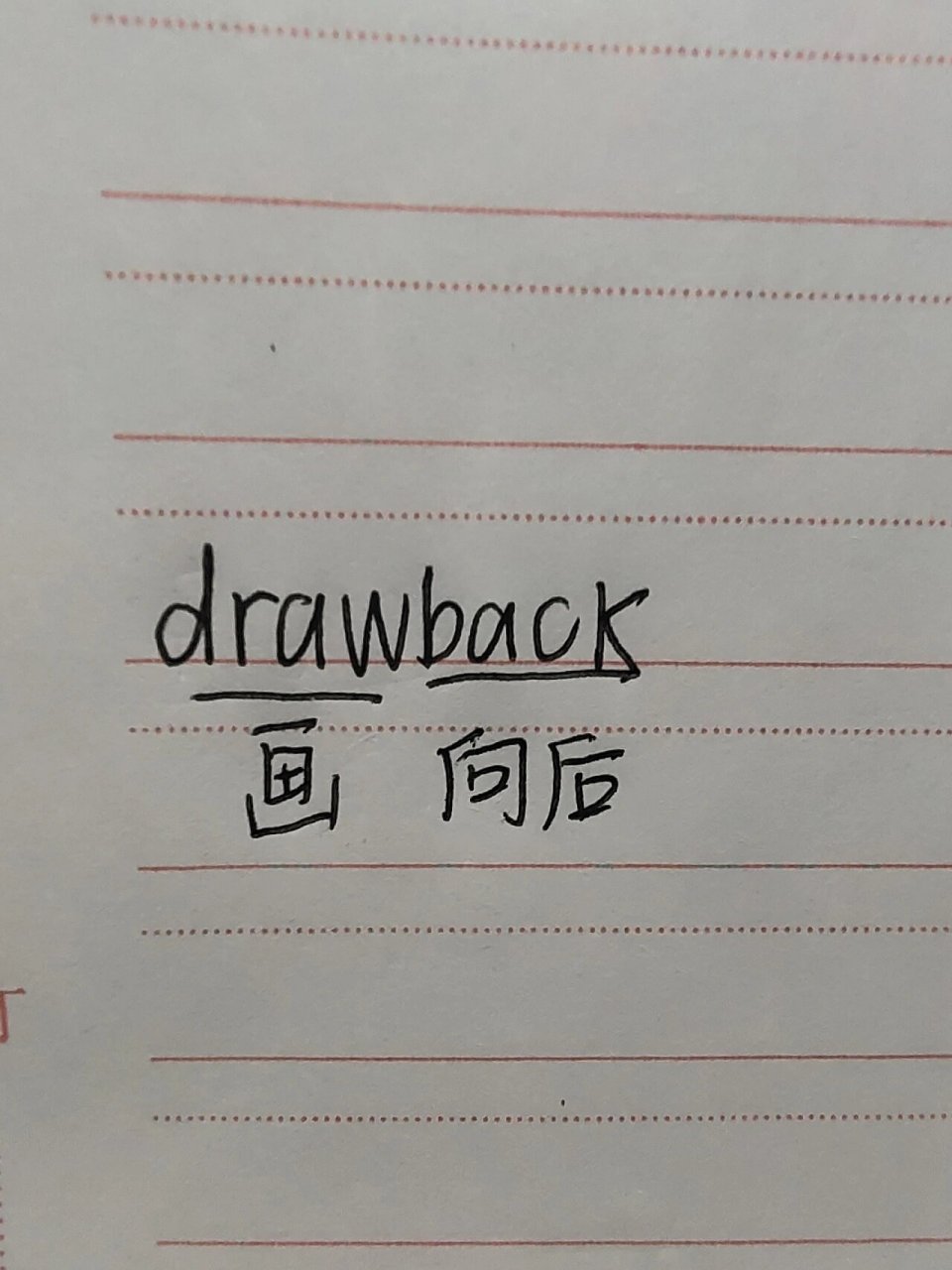 drawback复数