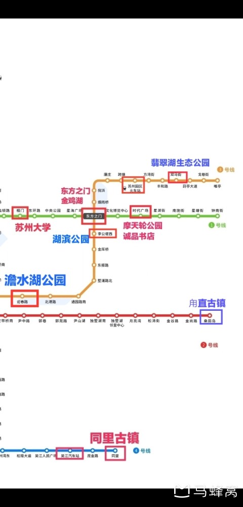 苏州地铁4号线景点
