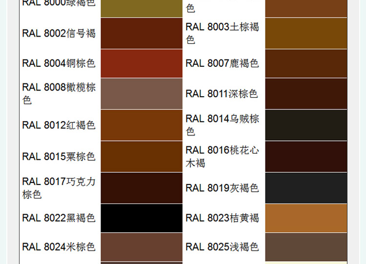 哪些颜色加起来是棕色