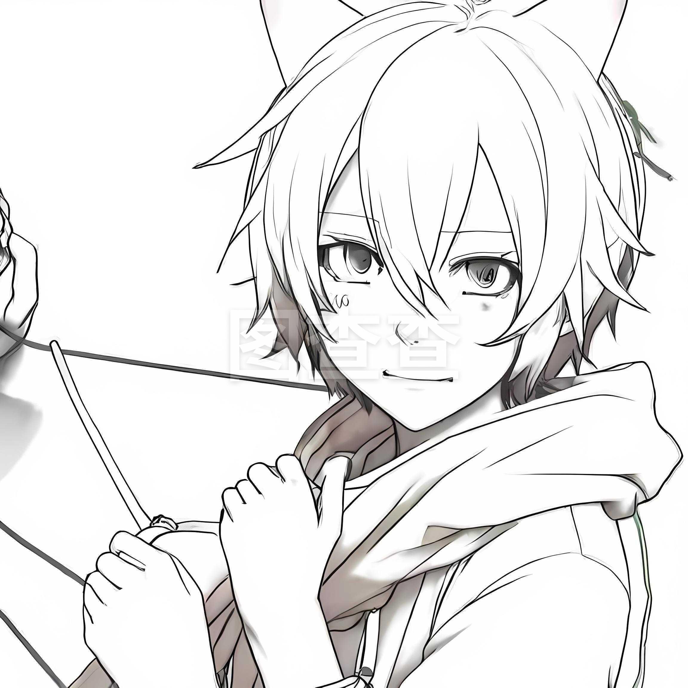 动漫人物图片 男生