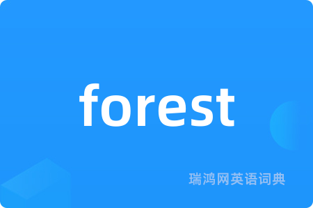 forest近义词