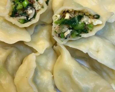 五彩香菇馅饺子