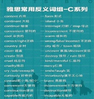 destroy的反义词