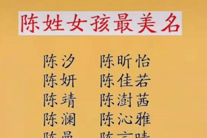 陈佳什么女宝宝名字